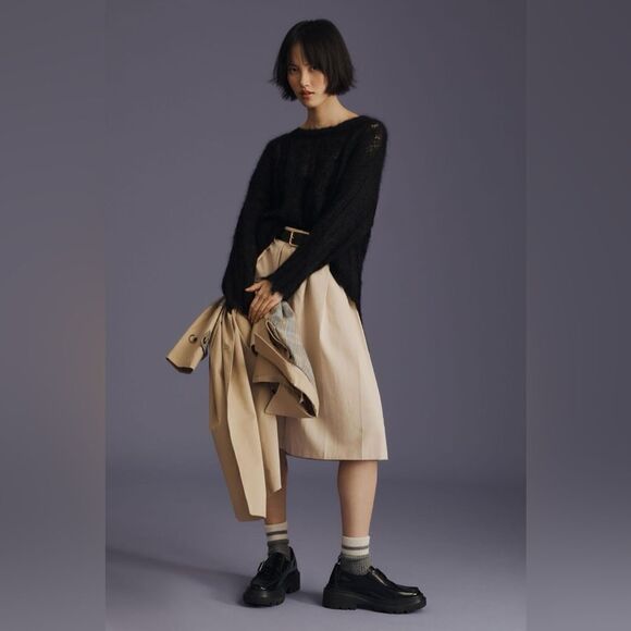 Anthropologie The Posey Stitchy Distressed Sweater Size XS - Picture 4 of 5